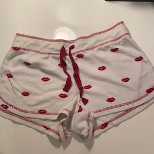 P. J. Salvage lip pajama shorts - size small